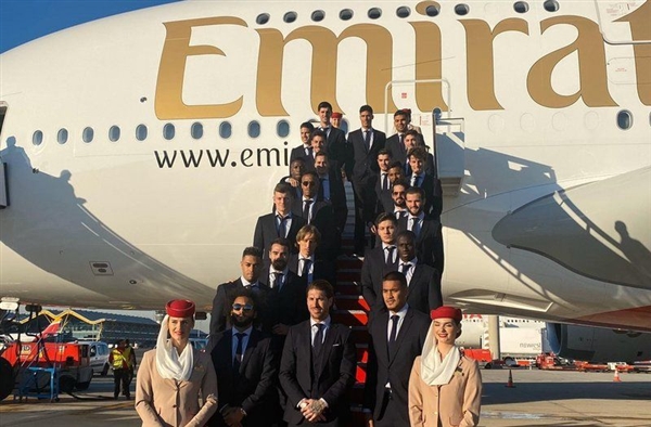 ريال مدريد يصل السعودية استعدادا للمشاركة في منافسات بطولة السوبر الاسبانى