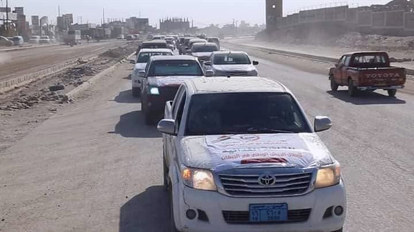 تسيير قافلة غذائية دعماً لقوات الجيش المرابطة في جبهات القتال