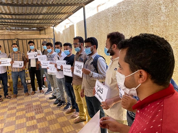 طلاب اليمن في السودان يناشدون الحكومة إنقاذهم من كورونا