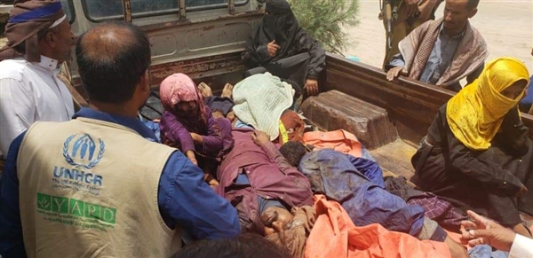 مقتل وإصابة 20 مواطنا بغارة للتحالف العربي في الجوف