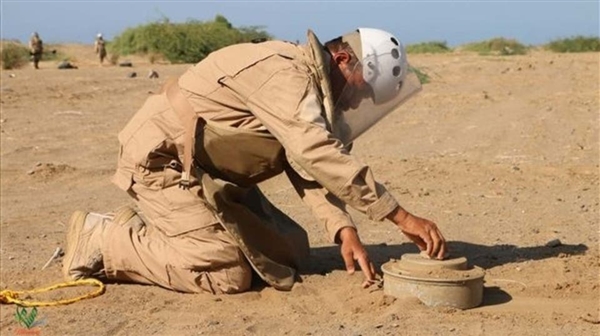 "مسام" يعلن انتزاع أكثر من ثلاثة الف لغم حوثي منذ مطلع أغسطس