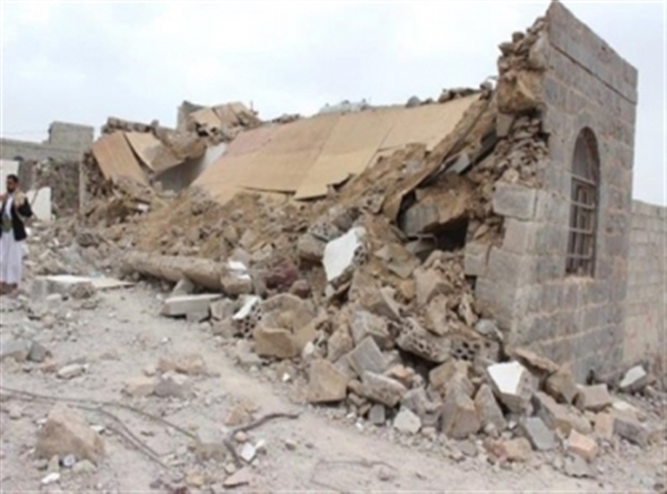 مليشيا الحوثي تفجر 3 منازل بمديرية ذي ناعم في البيضاء