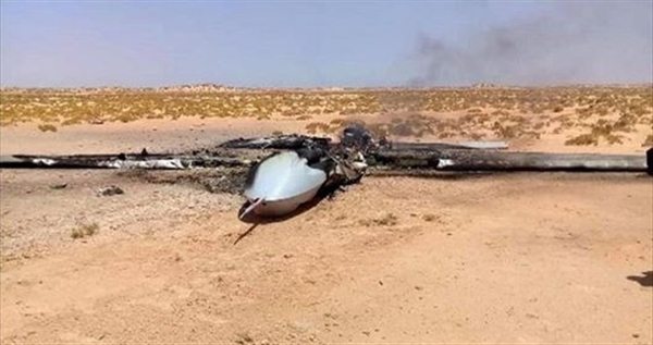 قوات الجيش تسقط طائرة استطلاع حوثية شمالي الجوف