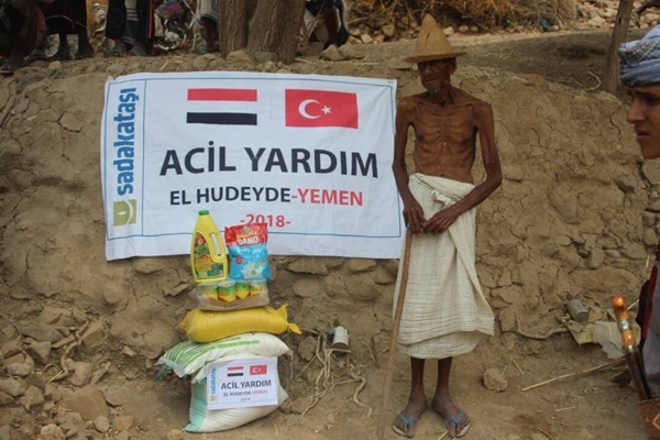 Sadakataşı Derneği'nden Yemen'e yardım eli