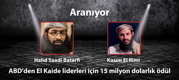 ABD'den El Kaide'nin iki ismine 15 milyon dolarlık ödül