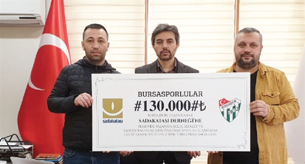 Bursaspor taraftarından Yemen'e anlamlı destek