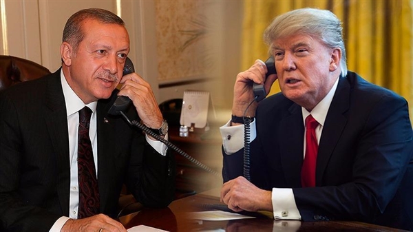 Erdoğan, ABD Başkanı Trump ile görüştü