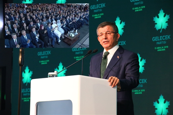 Davutoğlu, Gelecek Partisi’ni tanıttı