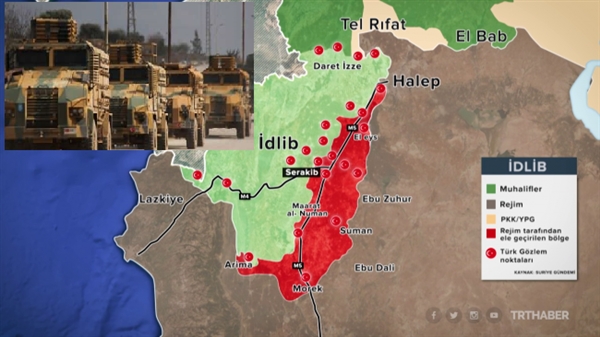 Sahada ve masada İdlib denklemi