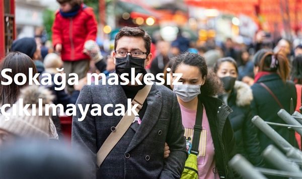 Türkiye’de 25 ilde sokakta maske zorunluluğu