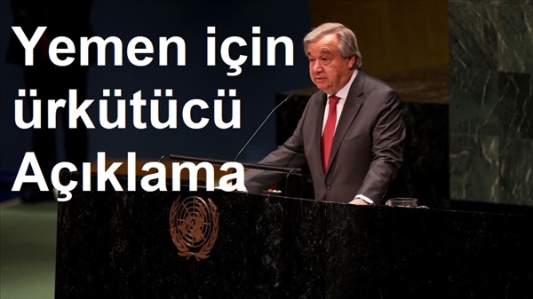 BM: Yemen’de korona vakası 1 milyonu bulmuş olabilir