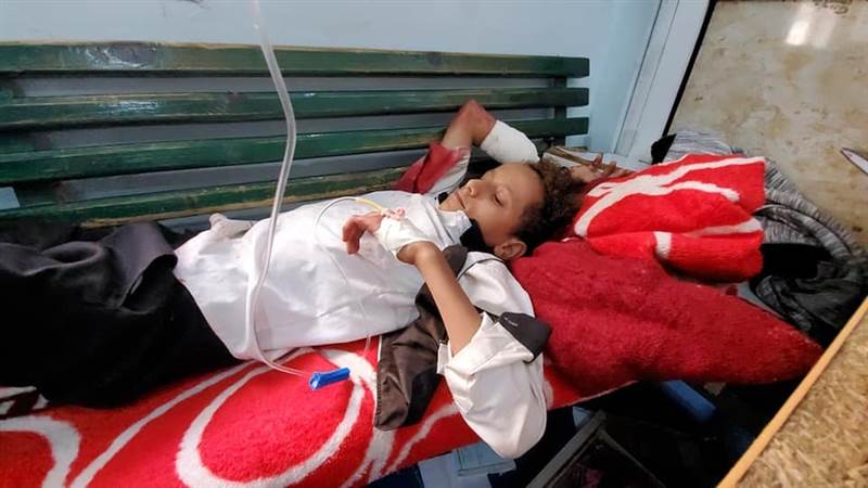 إصابة 6 أطفال جراء قصف شنته مليشيات الحوثي على الأحياء السكنية في تعز