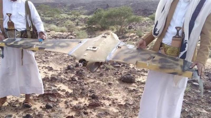 ‏ قوات الجيش تسقط طائرة مسيّرة حوثية في جبهة الجدعان شمال مأرب
