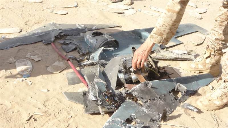 قوات الجيش تسقط طائرتين مسيرتين أطلقتهما مليشيا الحوثي الإرهابية على مأرب