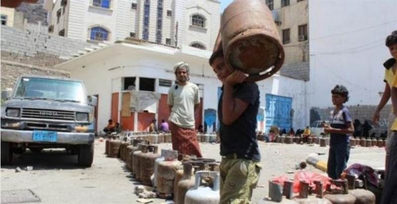 Aden'de 6 yılda gaz tüpünün fiyatı yüzde 500 arttı
