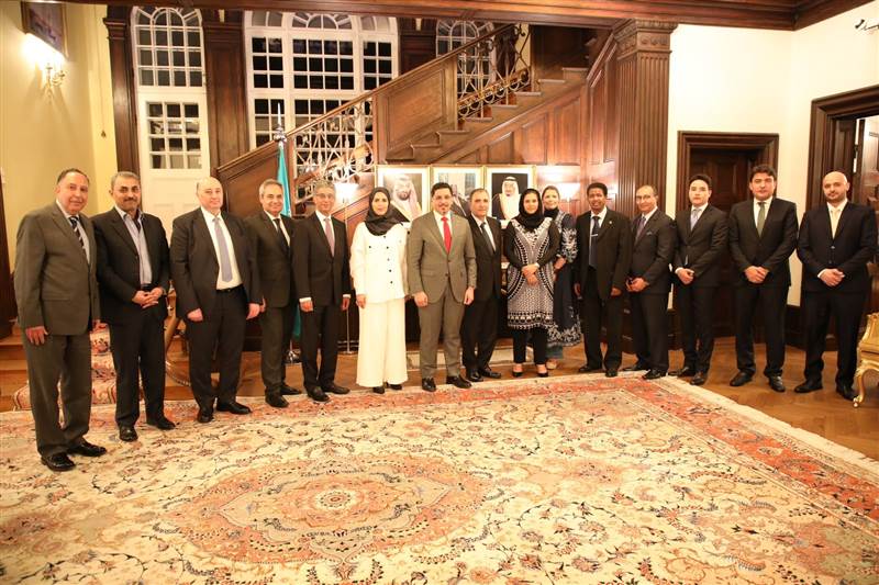 وزير الخارجية يستعرض مع السفراء العرب في ستوكهولم مستجدات الاوضاع في اليمن