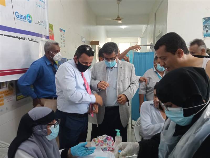 انطلاق حملة التحصين الوقائية ضد فيروس كورونا في عدن