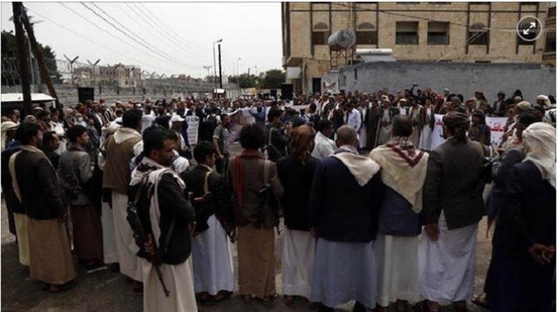 Taiz'de konut kiralarındaki yüksek artış protesto edildi