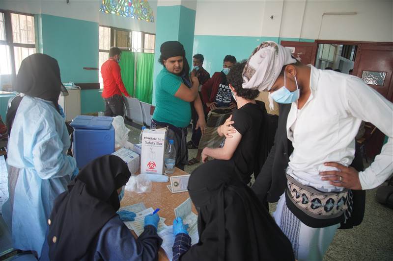Yemen’de 600 bin kişi korona virüs aşısı yaptırdı