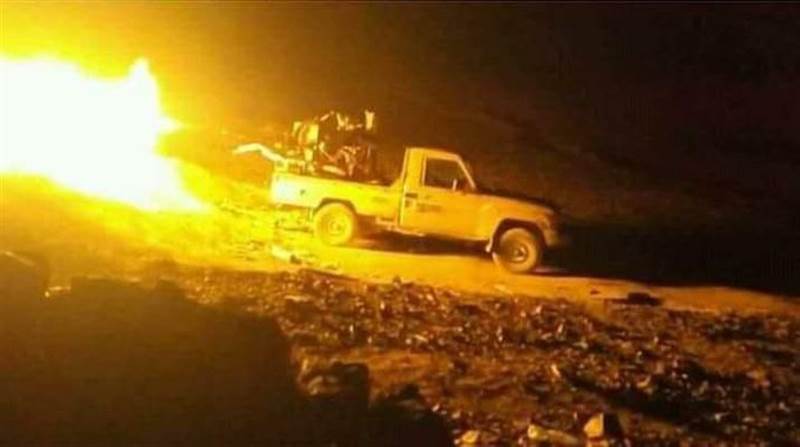 قوات الجيش الوطني تباغت مواقع الحوثيين في محور بيحان
