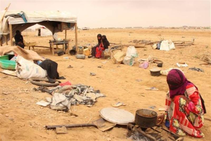 تحذيرات من موجة نزوح بسبب قصف مليشيا الحوثي لمخيمات النازحين بمحافظة الجوف