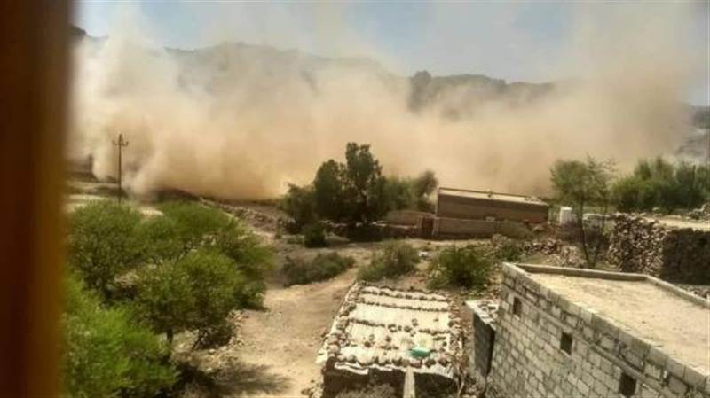 مليشيا الحوثي تفجر منزل مواطن جنوب محافظة مأرب