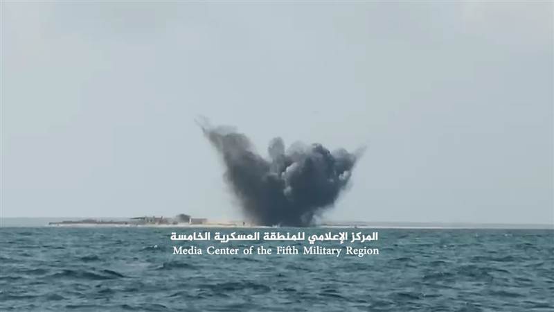 إتلاف ألغام بحرية نشرتها مليشيا الحوثي الإيرانية قبالة سواحل حجّة