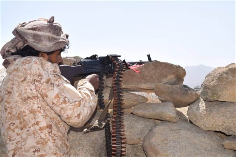 الجيش الوطني يرصد 58 خرقاً حوثياً في مختلف الجبهات ويسقط طائرة مفخخة