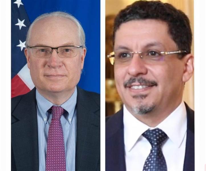 Yemen Dışişleri Bakanı ABD Yemen Özel Temsilcisi ile ülkedeki ateşkese yönelik  tehditleri  görüştü