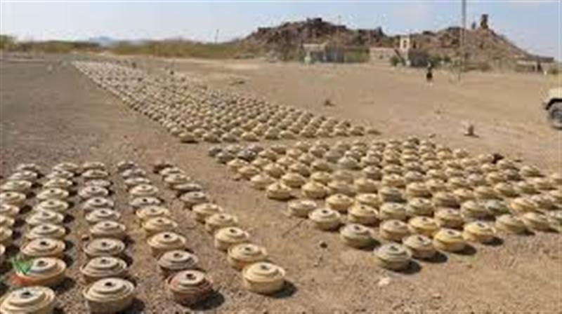 مطالبات حكومية بضغط دولي على مليشيا الحوثي لوقف صناعة وزراعة الألغام وتسليم خرائطها
