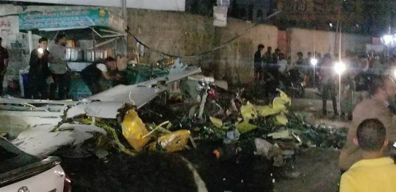 سقطت على رؤوس المدنيين وأوقعت ضحايا.. مليشيات الحوثي تفشل في اطلاق طائرة مسيرة من صنعاء