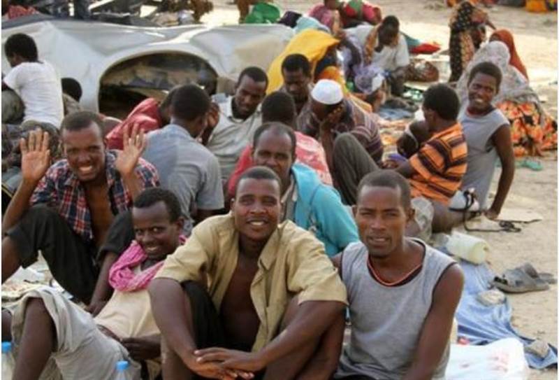 Yemen'den 126 Etiyopyalı göçmen ülkelerine gönderildi