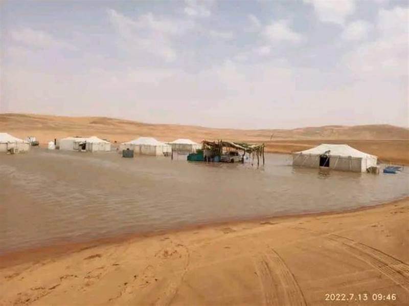 الوحدة التنفيذية: تضرر أكثر من 13 ألف أسرة نازحة جراء الأمطار والسيول في محافظة مأرب