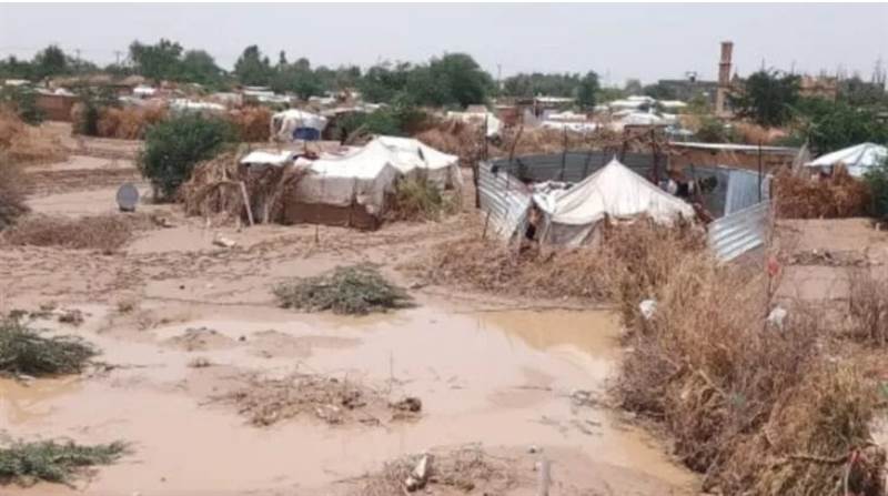 Marib'de son günlerdeki  sağanak yağışlardan 13 binden fazla aile etkilendi