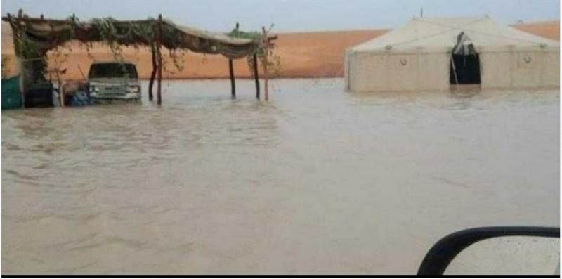 Yemen'de aşırı yağışları oluşturduğu sel felaketinde 5 kişi öldü