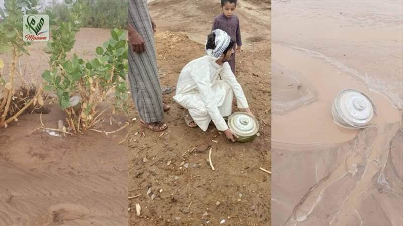 بعد ان كشفتها السيول.. مسام يدعو السكان في محافظة مأرب إلى الإبلاغ عن أي ألغام في مجاري السيول