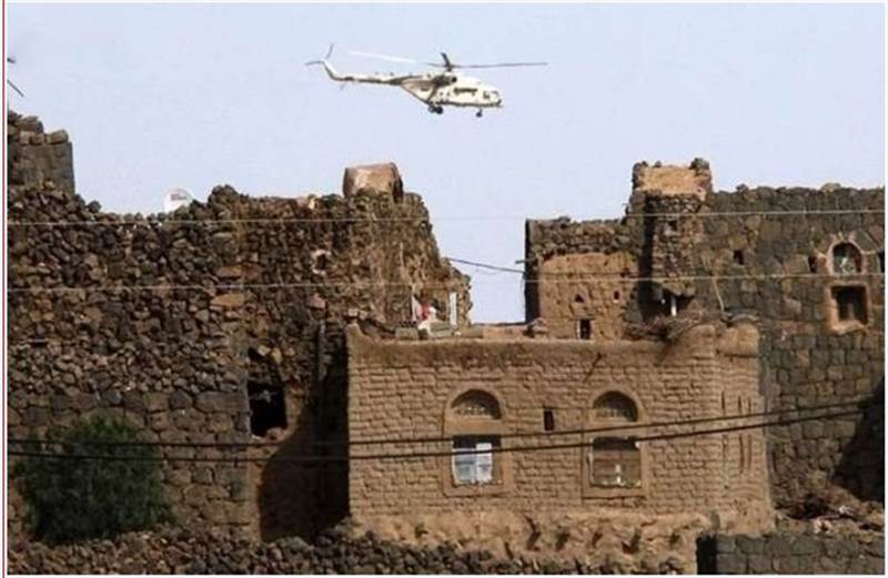 Yemen’de Husilere ait helikopter düştü pilot öldü