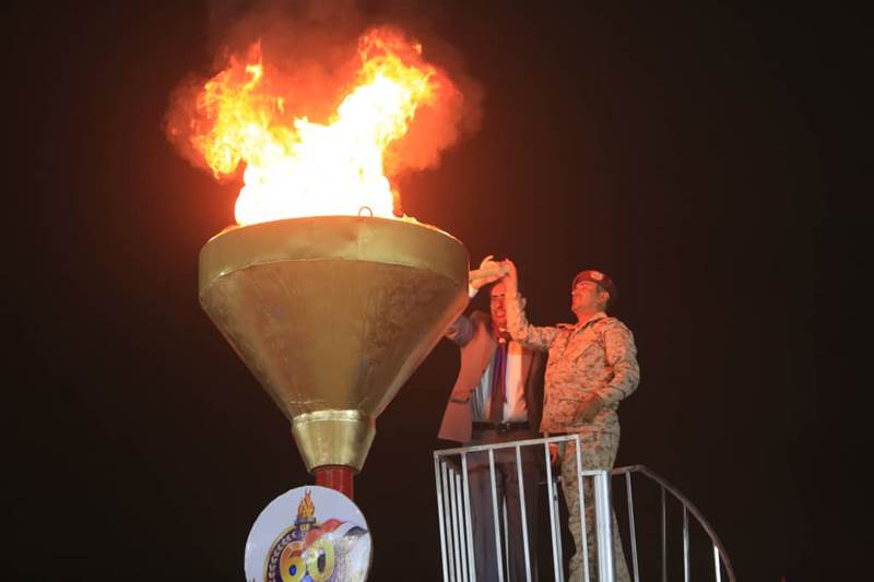 مأرب توقد شعلة ثورة 26 سبتمبر وتنظم عرضاً كشفياً بمشاركة كافة المحافظات