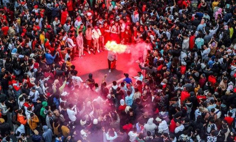 من المحيط الى الخليج.. الجماهير العربية تحتفل بتأهل المغرب لنصف نهائي كأس العالم