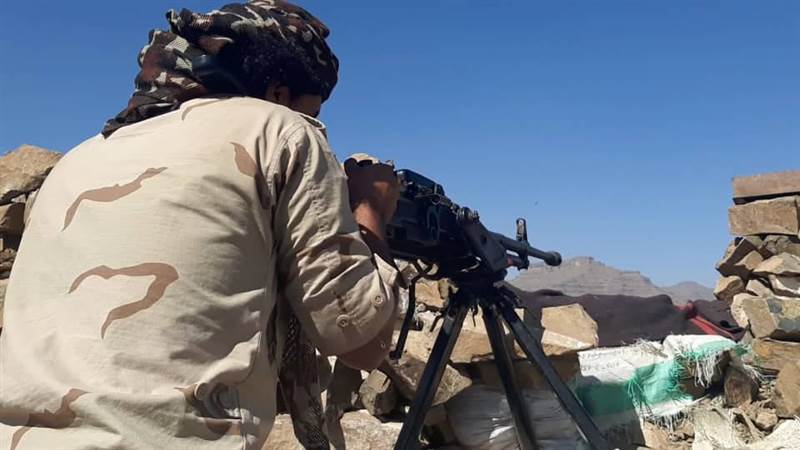 الجيش الوطني يحبط هجوم حوثي شمال الضالع
