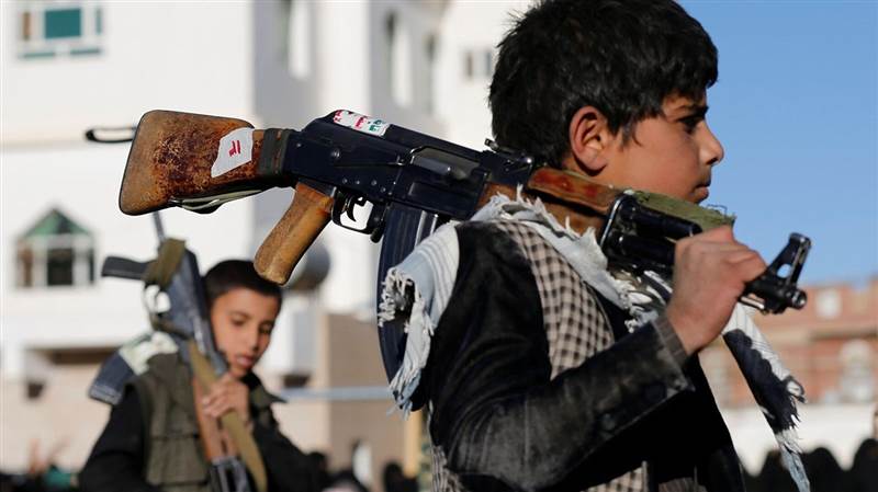 الكشف عن أكثر من 80 مركزاً لتجنيد الأطفال تديرها مليشيا الحوثي في اليمن