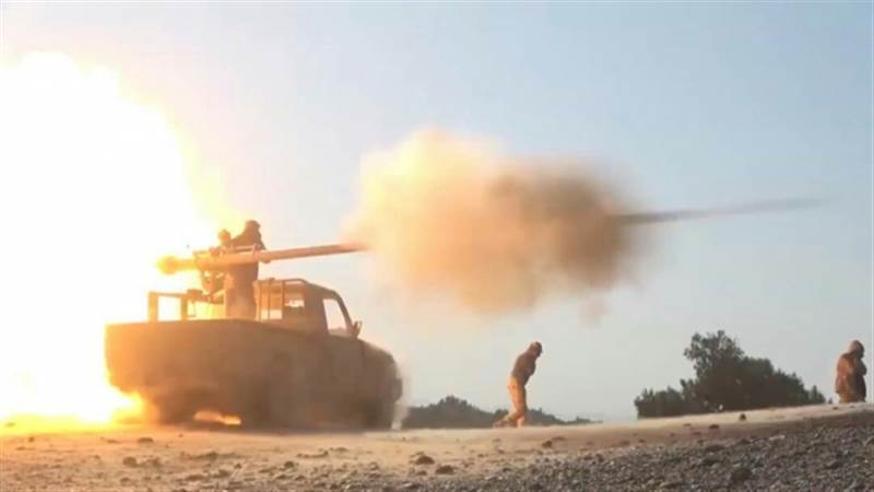 قوات الجيش تصد هجوما حوثياً في جبهة ثره في أبين