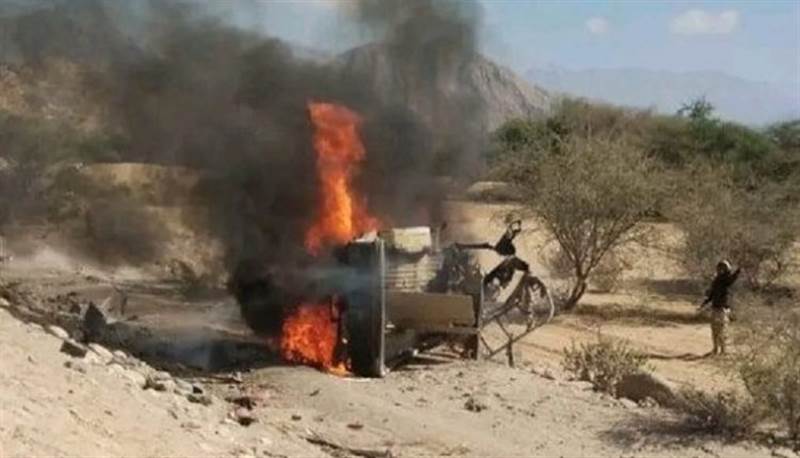 مقتل ضابط وجرح 4 جنود جراء انفجار عبوة ناسفة في محافظة ابين
