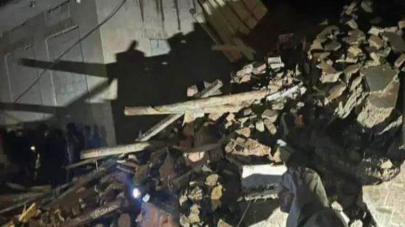 مقتل واصابة 7 اشخاص اثر تهدم منزل جراء تساقط الامطار بصنعاء