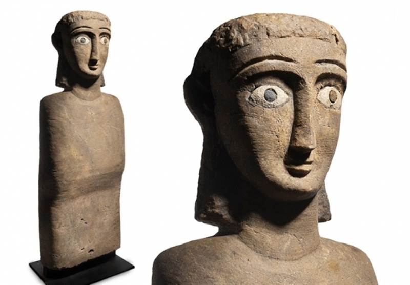 مختص آثار: بيع تمثال أثري لأنثى يمنية في مزاد في فرنسيا