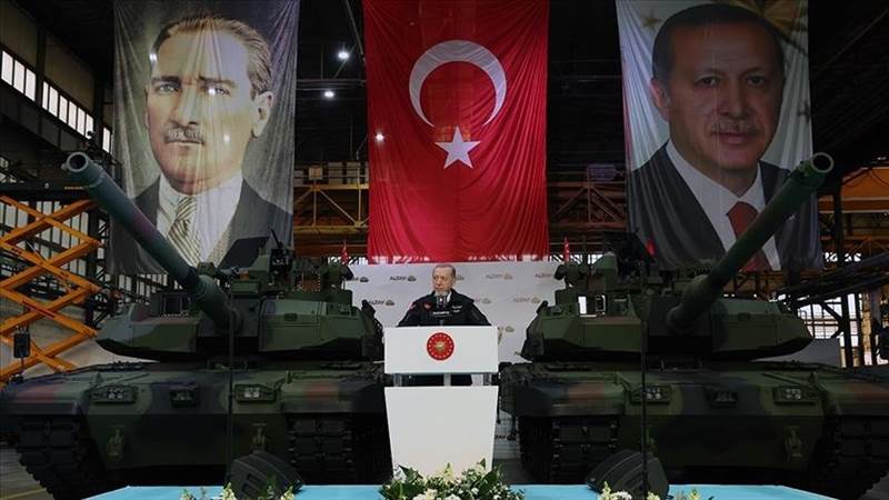 أردوغان: الدبابة ألطاي ستمثل نقطة قوة مهمة للجيش التركي