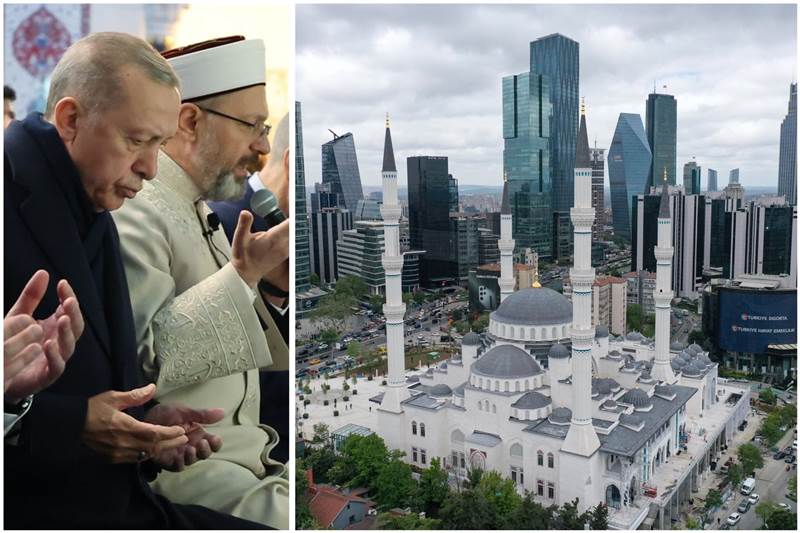 الرئيس التركي يفتتح مسجد "خير الدين بربروس" في مدينة إسطنبول