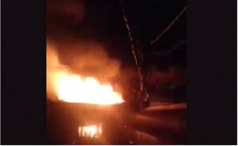 Yemen’in Taiz kenti güneyinde elektrik santralinde büyük çapta yangın