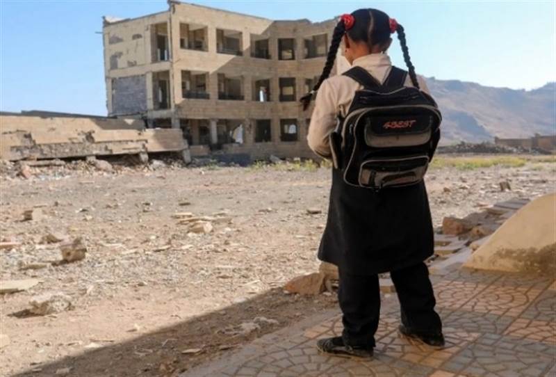 الصليب الأحمر: أكثر من مليوني طفل يمني عاجزون عن الالتحاق بالمدرسة بسبب النزاع