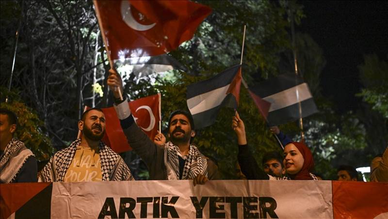 تركيا.. وقفة داعمة لعملية "طوفان الأقصى" في غزة